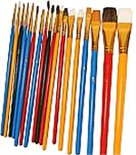 Ruby Red Face Paint Brushes